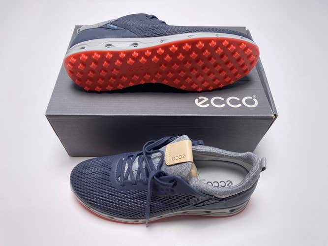 Ecco Womens Golf Cool Pro Golf Shoes Blue Gray Red Women's SZ 9 (125113 01415)
