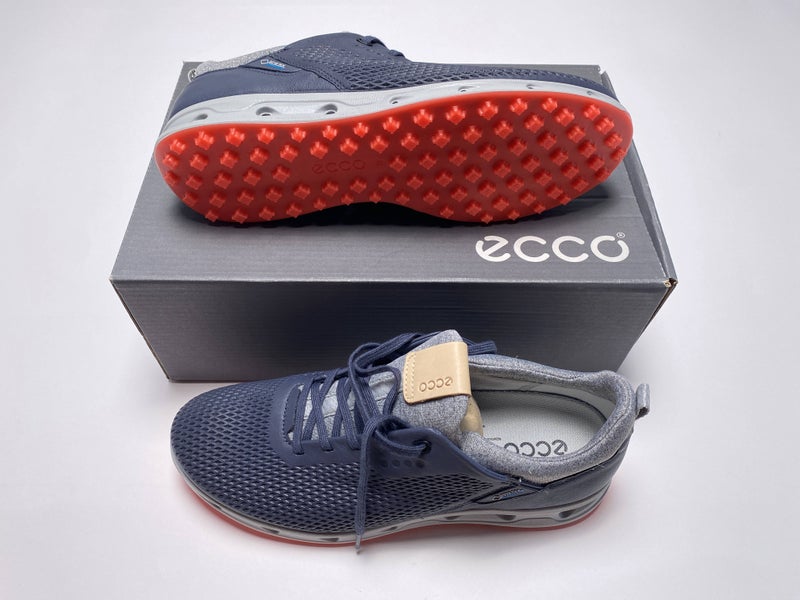 Ecco Womens Golf Cool Pro Golf Shoes Blue Gray Red Women's SZ 9 (125113 01415)