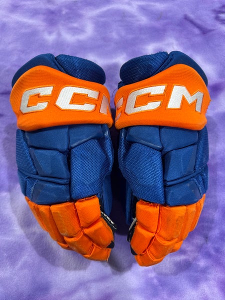 Blue Senior CCM JetSpeed FT6 Gloves 14" (Used)