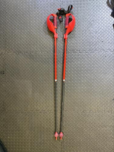 Atomic Redster RS Racing Ski Poles with Atomic Toolless Handguards - 125 cm