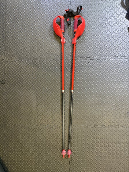 Atomic Redster RS Racing Ski Poles with Atomic Toolless Handguards - 125 cm
