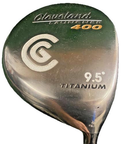 Cleveland Launcher 400 Titanium Driver 9.5 RH 55g Regular Graphite 44.5 New Grip