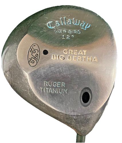 Callaway Great Big Bertha War Bird Ruger Ti Driver 12 S2H2 RH Gems Ladies 43.5