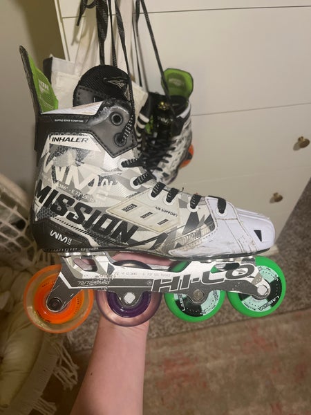 Mission Inhaler WM02 Inline Skates Regular Width Size 4.5 (Used)
