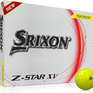 Srixon Z-Star XV Golf Balls (Tour Yellow, Spinskin, 12pk) 2023 NEW