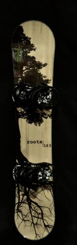 CAMP SEVEN ROOTS SNOWBOARD SIZE 163 CM WITH SYSTEM EXTRA LARGE BINDINGS