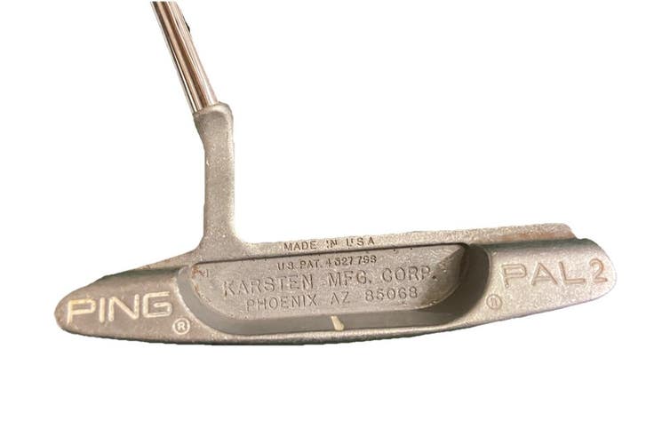 Ping Pal 2 Putter Karsten Phoenix AZ 85068 Steel 35.5" RH Label & Ping-Man Grip
