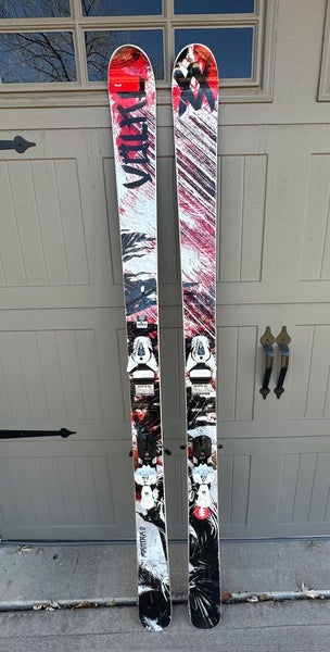 Volkl Mantra 184 cm All Mountain Skis With Bindings Max Din 12 (Used)