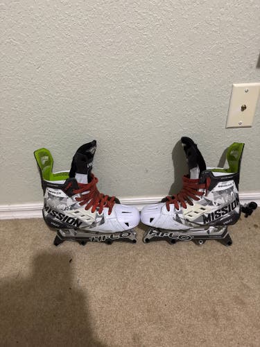Mission Inhaler WM02 Inline Skates Wide Width Size 5 (New)