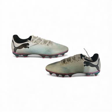 Used Puma Soccer Cleats White Junior 04.5 11873-S000217393