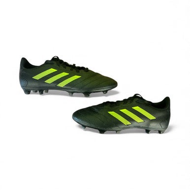 Used Adidas Soccer Cleats Black And Optic Yellow Junior 05.5 11873-C000217703