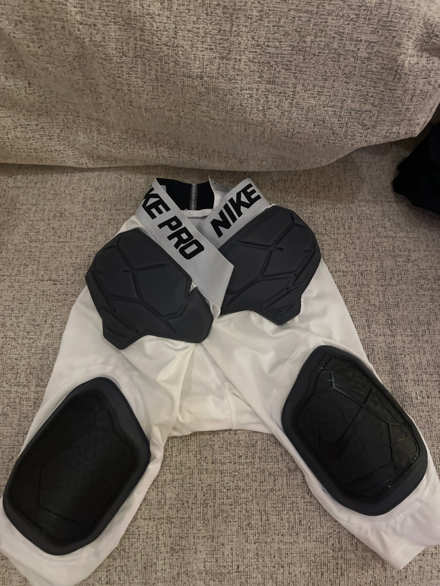 nike procombat hyperstrong padded hard plate football girdle shorts