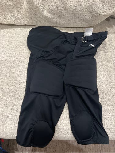 Black XL Youth Integrated Nike Football Game Pants