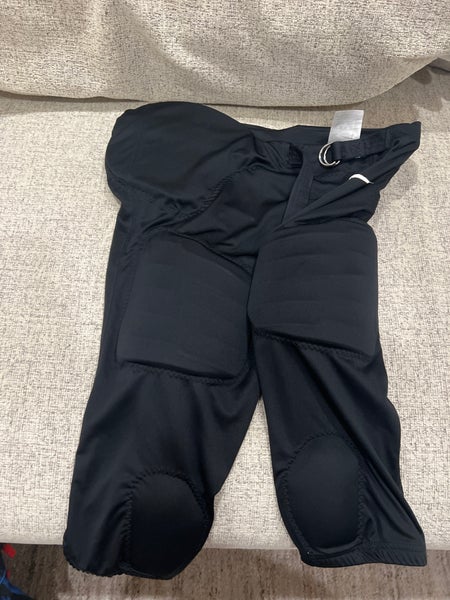 Black XL Youth Integrated Nike Football Game Pants
