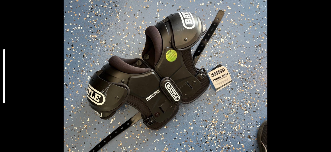 Medium Youth Battle Phantom Shoulder Pads (New)