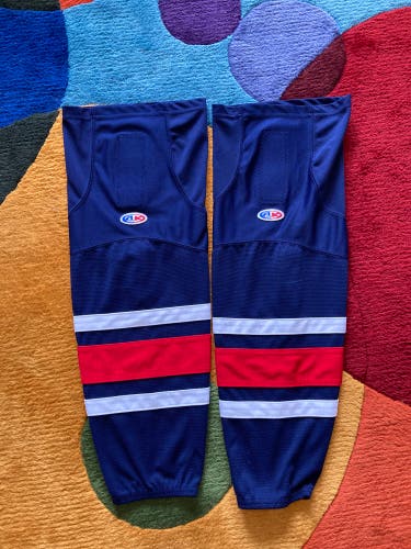 Blue Intermediate Medium Athletic Knit Socks (Used)