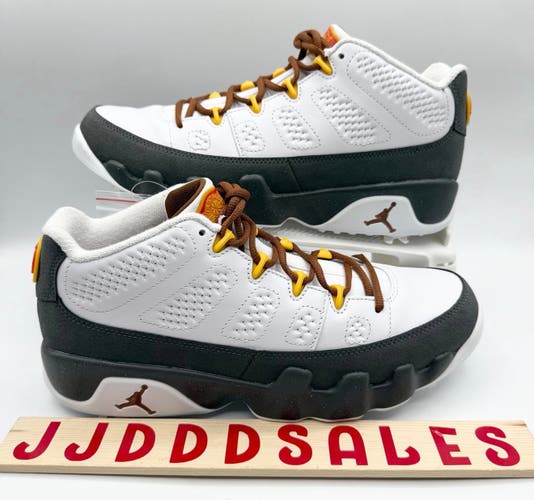 Nike Air Jordan 9 G NRG U24 U.S. Open Masters PGA White Gold FN6931-100 Men Sz 9.5 New