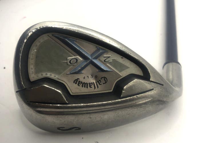 Woman's Callaway X-20 Left Handed SW Sand Wedge Ladies Graphite Shaft *Good*