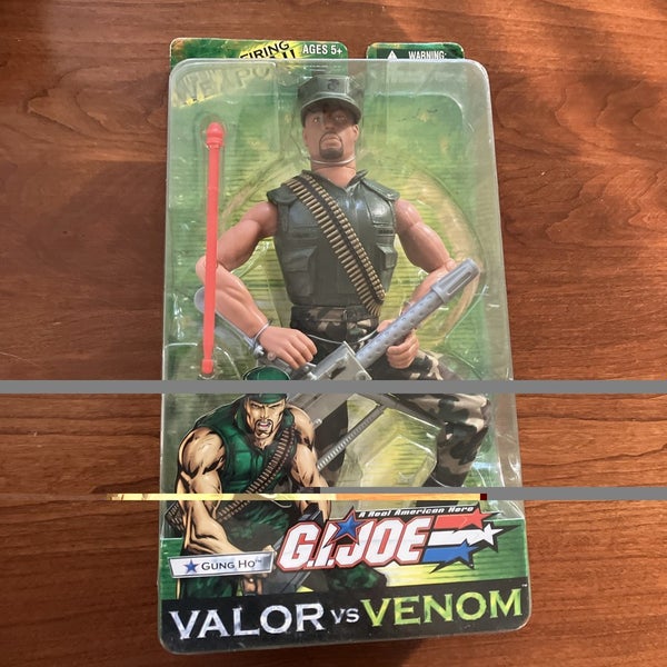 Vintage 2003 Hasbro G.I. Joe Gung Ho Valor vs Venom w/ Missle Firing Weapon
