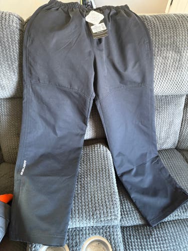 Black Large Kids Unisex Bauer Pants (New)