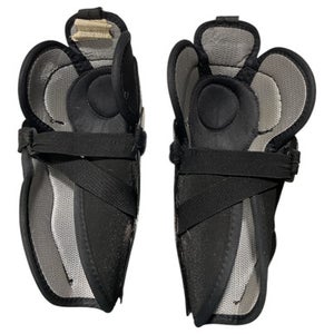 Used Bauer VAPOR VOLT Intermediate Shin Guards Black 10" 11847-S000031234