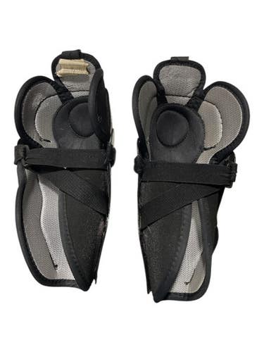 Used Bauer VAPOR VOLT Intermediate Shin Guards Black 10" 11847-S000031234