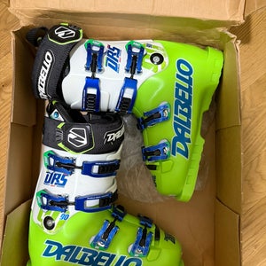Mondo 25 & 25.5 Men's Dalbello DRS Racing Ski Boots (Used)