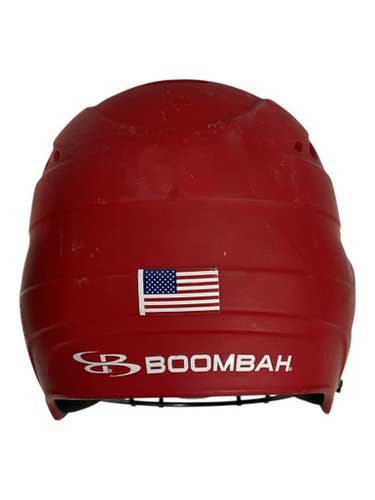Used BoomBah SOFTBALL HELMETS Batting Helmet w/Mask Black SM 11847-S000031207