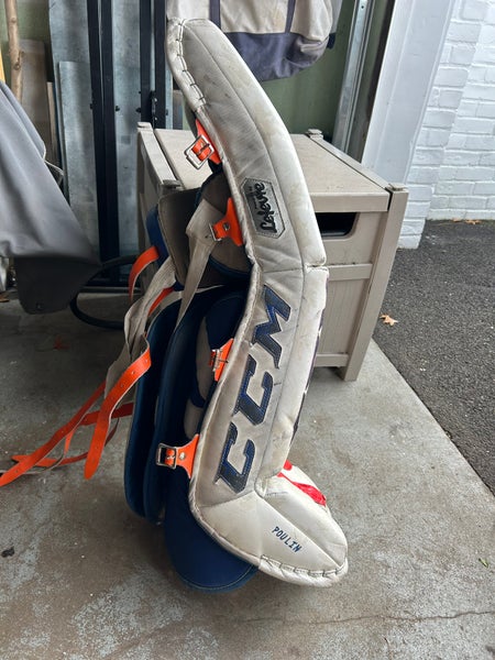 Large CCM Extreme Flex Pro Goalie Leg Pads (Used)