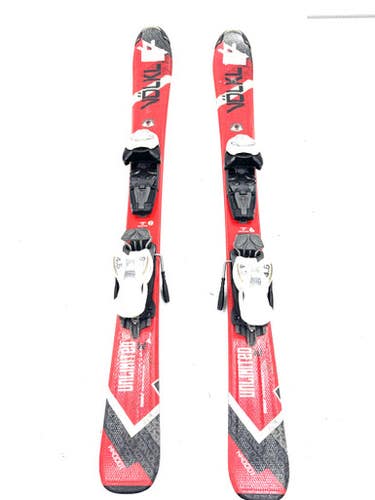 Used Volkl UNLIMITED JR Boys DH Ski/Binding Red 100 cm 11860-S000301174