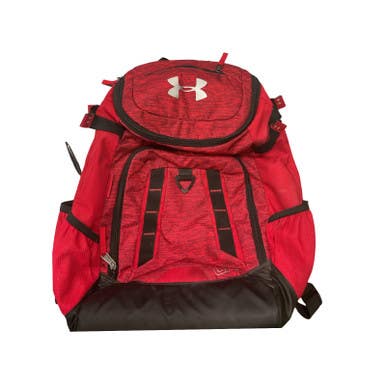 Used Under Armour BAT BACKPACK BB/SB Player Backpack Red 11859-S000027075