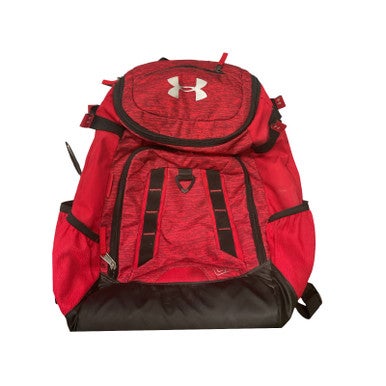 Used Under Armour BAT BACKPACK BB/SB Player Backpack Red 11859-S000027075