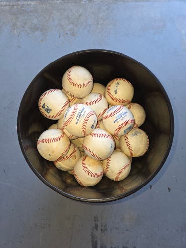 MLB & MiLB Rawlings Baseballs Dozen (Used GOOD quality for scrimmage/practice)