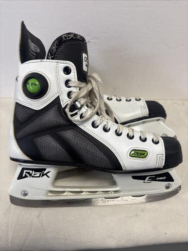 Senior Size 10E Reebok 9K Pump Ice Hockey Skates.