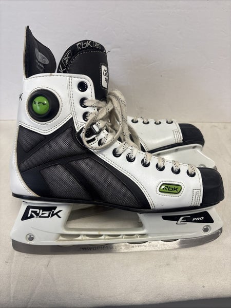 Senior Size 10E Reebok 9K Pump Ice Hockey Skates.