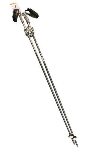 Used LEKI TRIGGER S Mens DH Ski Pole Black 130 cm / 52 in 11823-S000036041