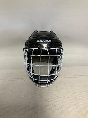 Used Bauer IM5.50 M EXPIRED Helmet Cage Combo Black MD 11823-S000036031