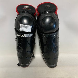 Used Easton Youth Shin Guards Black 10" 11823-S000036030