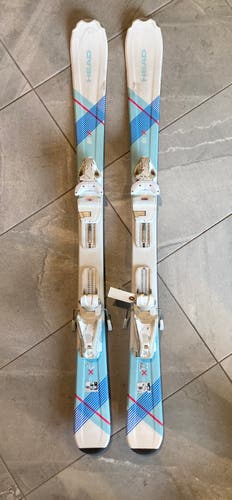 HEAD Joy X 117cm Skis + Tyrolia SLR4.5 Bindings