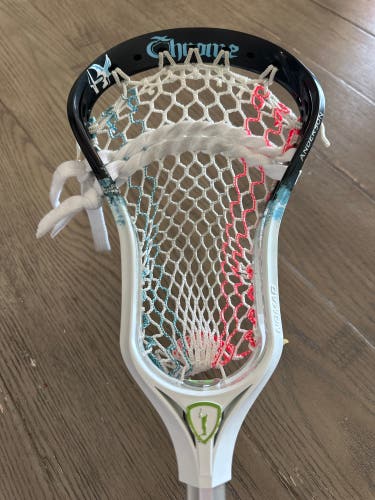 Custom Justin Anderson PLL Chrome Lacrosse Head