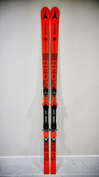 Atomic 187 cm Racing Redster G9 Skis With Bindings Max Din 16 (Used)