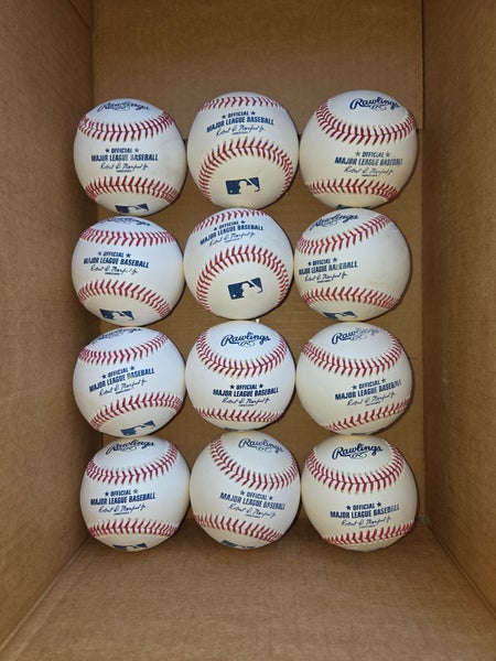 Nearly New MLB Rawlings Baseballs 1 Dozen