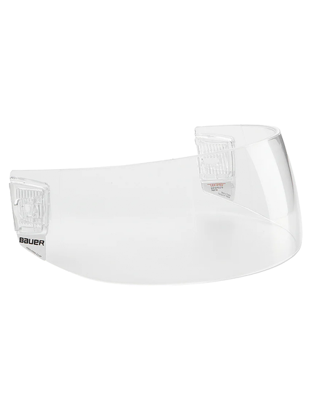 Bauer Pro-Clip Visor Clear Straight