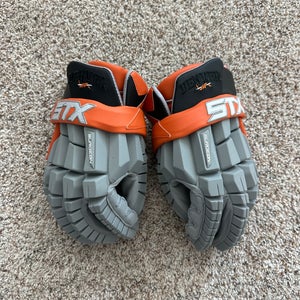 Denver Outlaws STX Surgeon RZR2 Lacrosse Gloves Large (New)