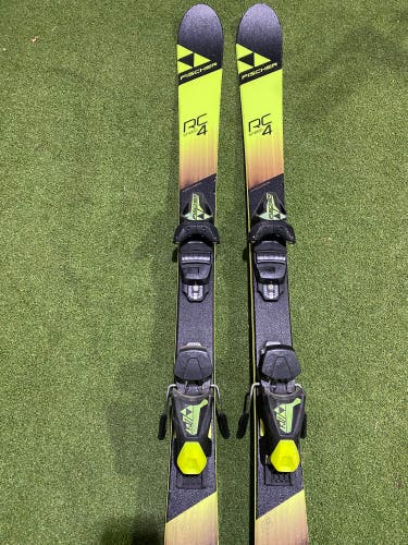 Fischer RC4 Race 130 cm Skis With Bindings (Used)