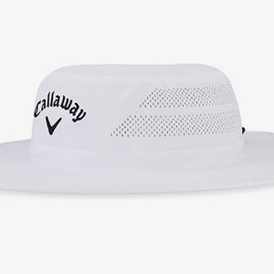 NEW 2025 Callaway Golf White/Black Adjustable Sun Hat/Cap/Bucket OSFM