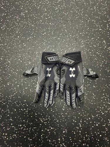 Used Under Armour F9 NITRO FB Gloves Black MD 11849-S000033844