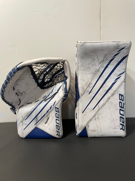 Used Intermediate Full Right Custom Bauer Vapor 3x Glove And Blocker