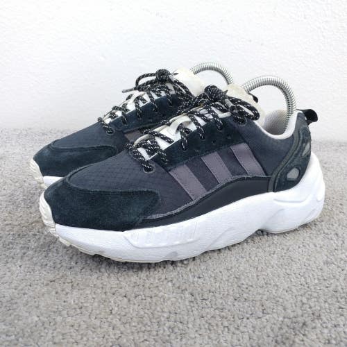 Adidas ZX 22 Boys Size 5Y Shoes Athletic Sneaker Black Gray Boost Low GY6692