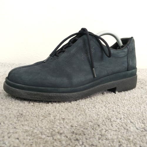 Rieker Antistress Womens Size 38 EU Shoes Black Leather Lace Up Comfort Sneaker